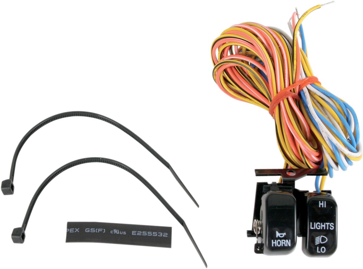 Drag Specialties SWITCH DIMMER/HORN BLACK 60" H18-0333B-H