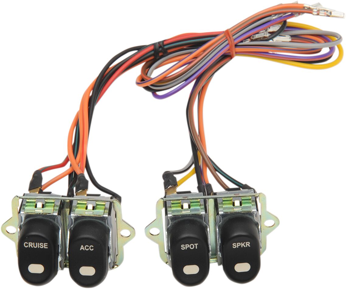 Drag Specialties INNER FAIRING CAP SWITCH KIT FLHTCU/FLHX 96-13 H18-0552