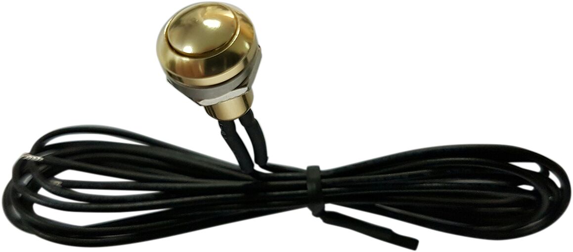Drag Specialties SWITCH PUSH-BUTTON MINI GOLD 370339
