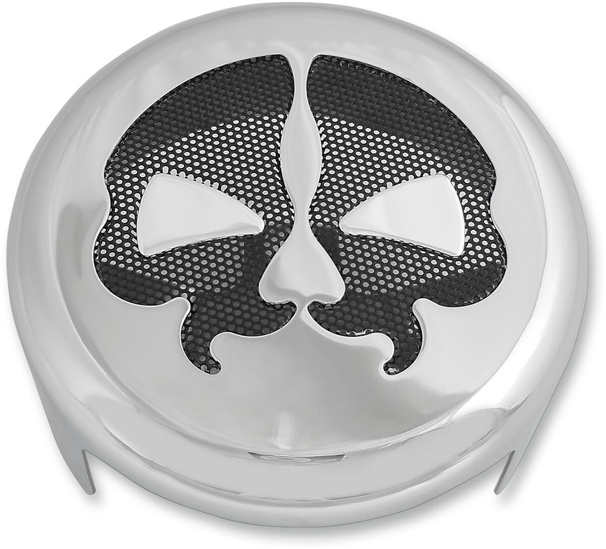 Drag Specialties COVER HORN SKULL CHROME 78047