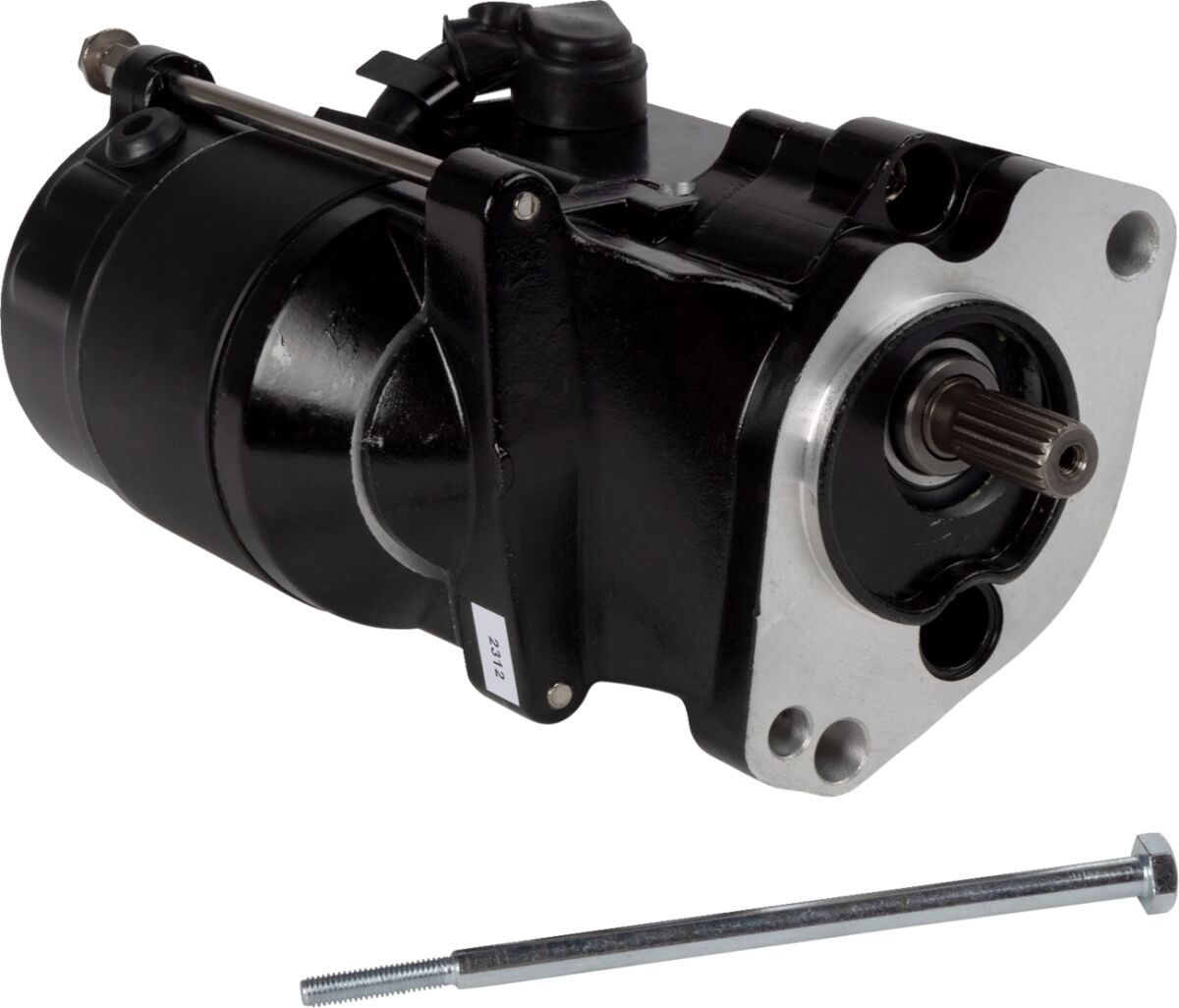 Drag Specialties HIGH-PERFORMANCE STARTER MOTOR 1.7KW BLACK BT 90-06 80-1003