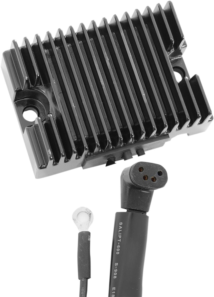 Drag Specialties SOLID-STATE REGULATOR BLACK 74510-70BK