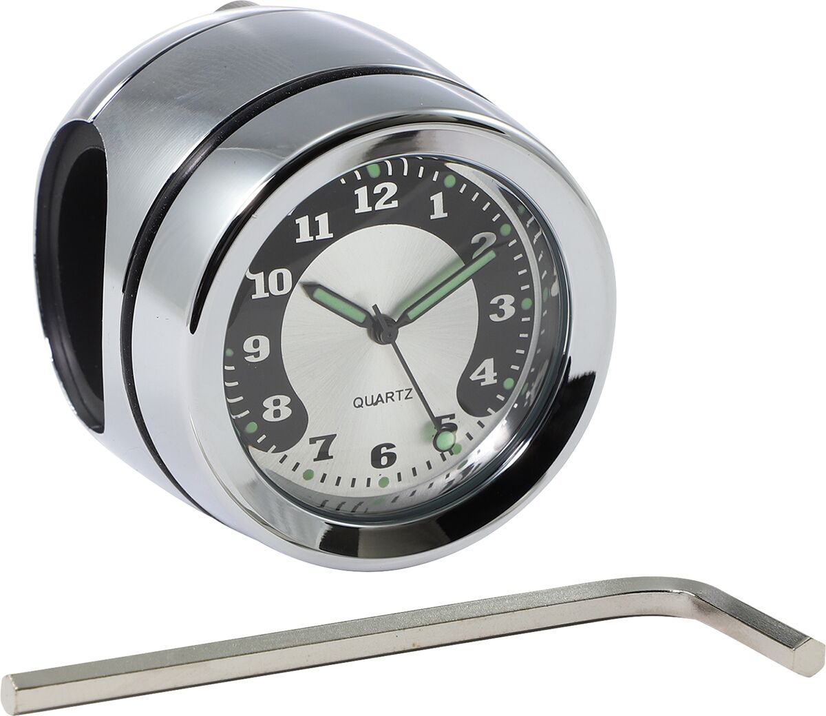 Drag Specialties BAR MOUNT CLOCK CHROME O91-6821N
