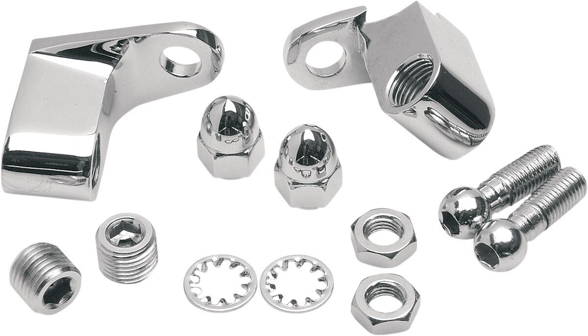 Drag Specialties FRONT TURN SIGNAL MOUNT KIT CHROME 20-0390