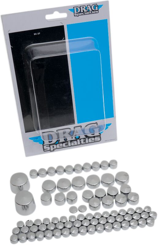 Drag Specialties BOLT COVER KIT STANDARD CHROME 352011