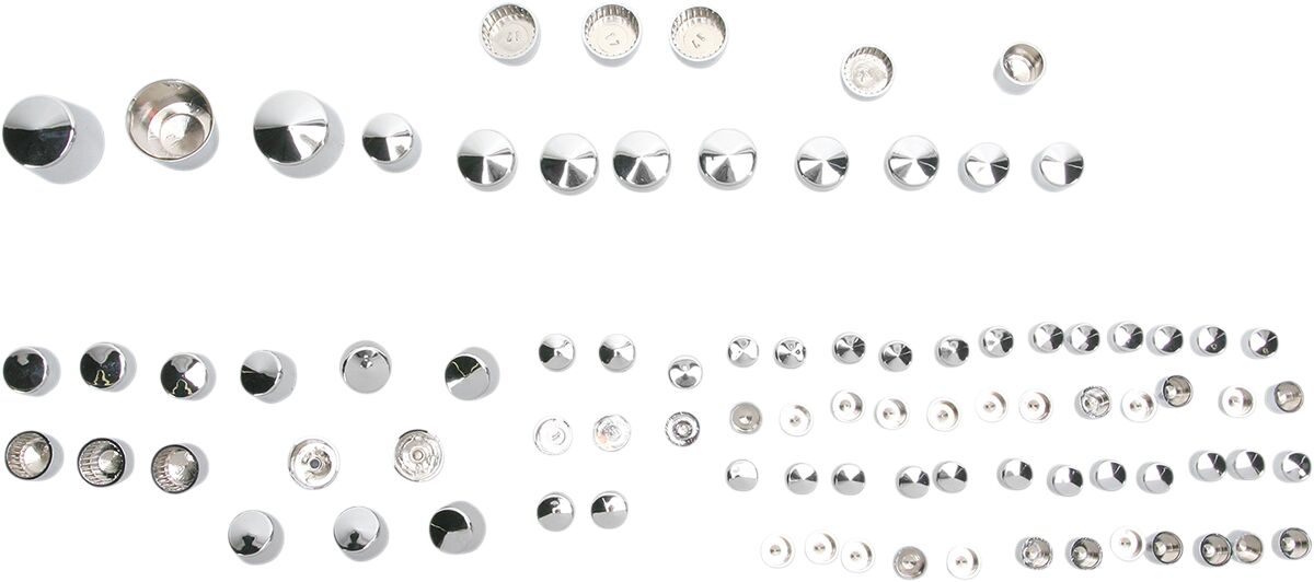 Drag Specialties BOLT COVER KIT STANDARD CHROME 352013