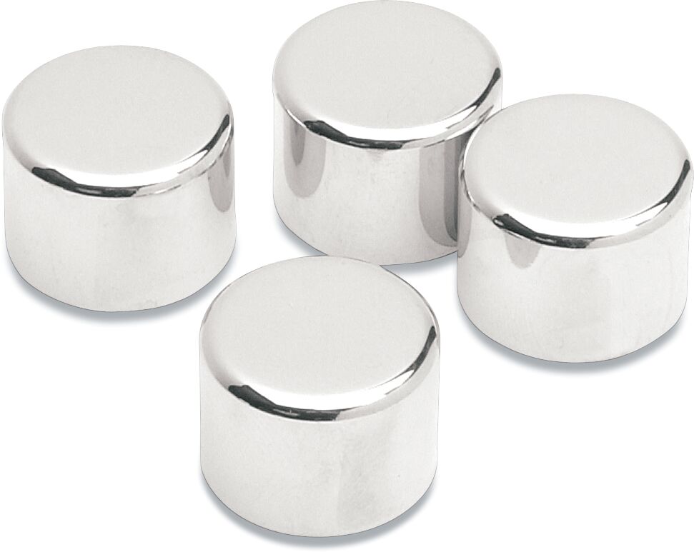 Drag Specialties CHROME ROCKER BOX BOLT COVERS TWIN-CAM MK517