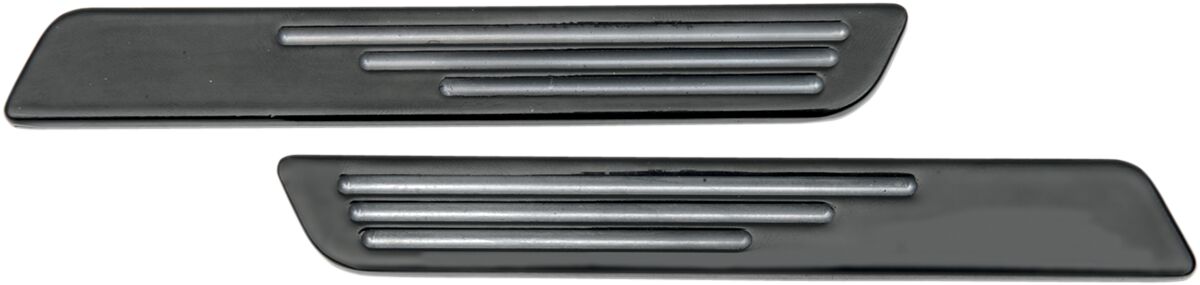 Drag Specialties SADDLEBAG LATCH INSERT BALL-MILLED BLACK 3501-0761