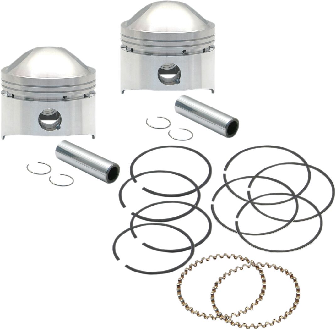 S&S CYCLE FORGED PISTON KIT 3 1/2" +0.020" HIGH COMPRESSION 106-5521