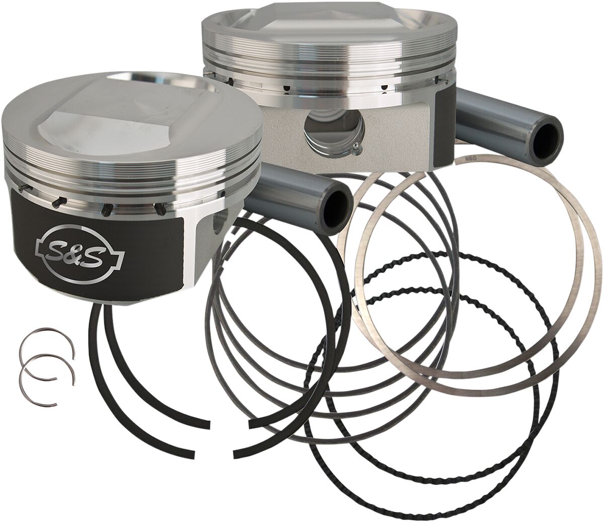 S&S CYCLE PISTON,SET,3-9/16"BORE,STANDARD, 5.5CC DOME,.792"WP, 920-0071