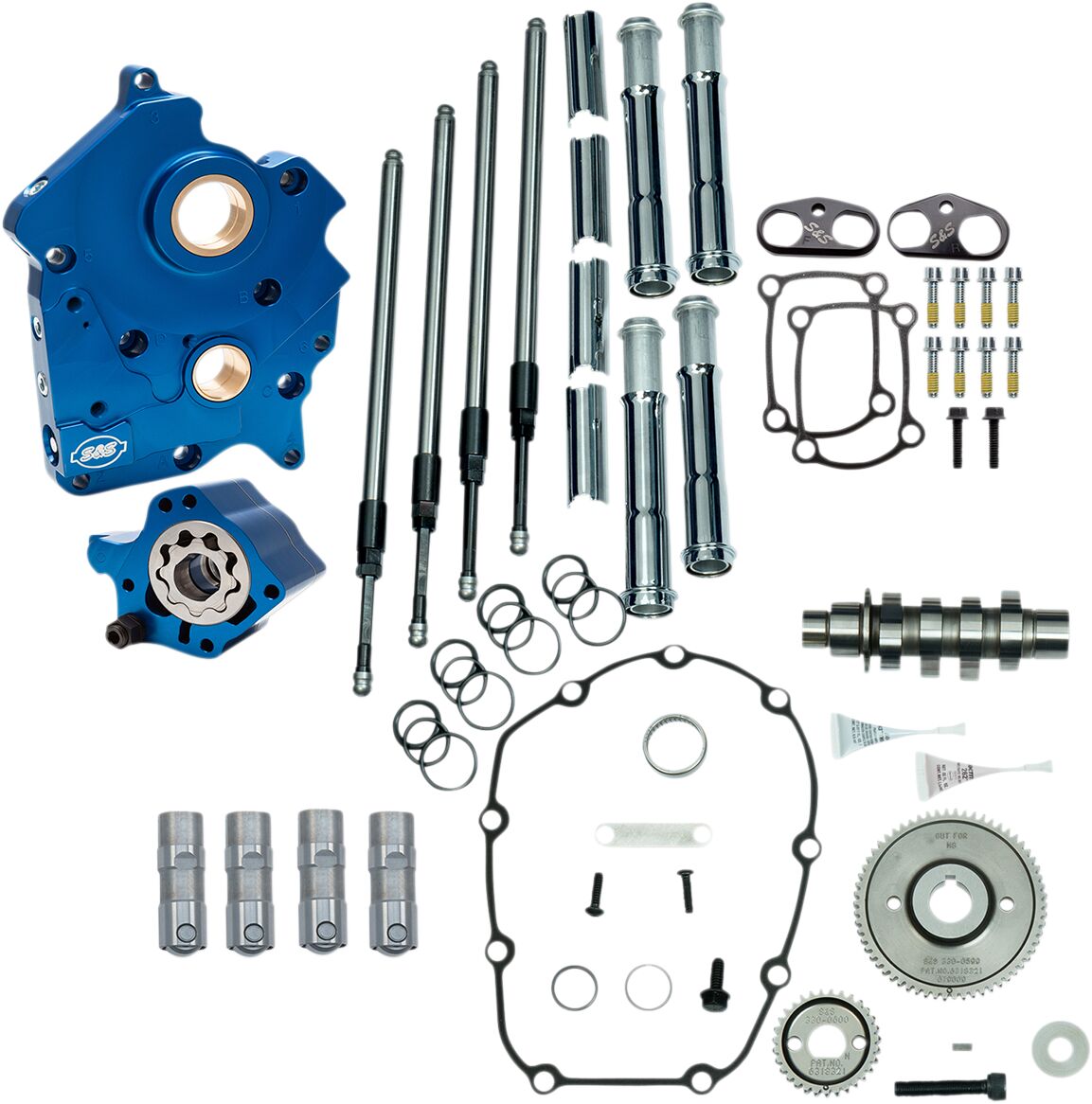 S&S CYCLE CAM 465G W/PLT WC/CHR M8 310-1001A