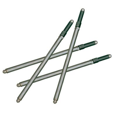 S&S CYCLE PUSHROD SET ADJUSTABLE +.96" CHROME 93-5098