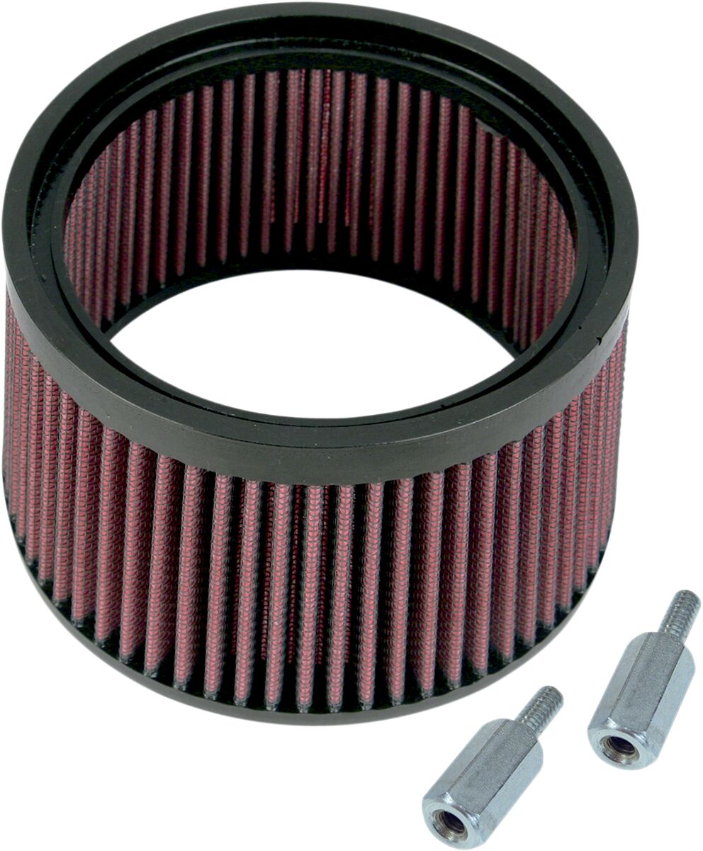 S&S CYCLE HIGH FLOW REPLACEMENT AIR FILTER +1" FOR STEALTH AIR CLEANER 170-0127