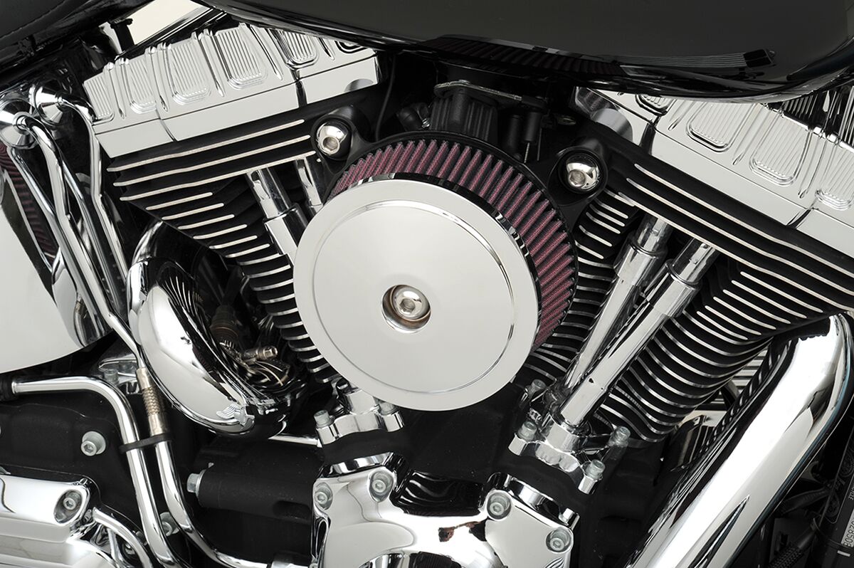 S&S CYCLE AIR CLEANER COVER STEALTH BOBBER DOMED CHROME 170-0120