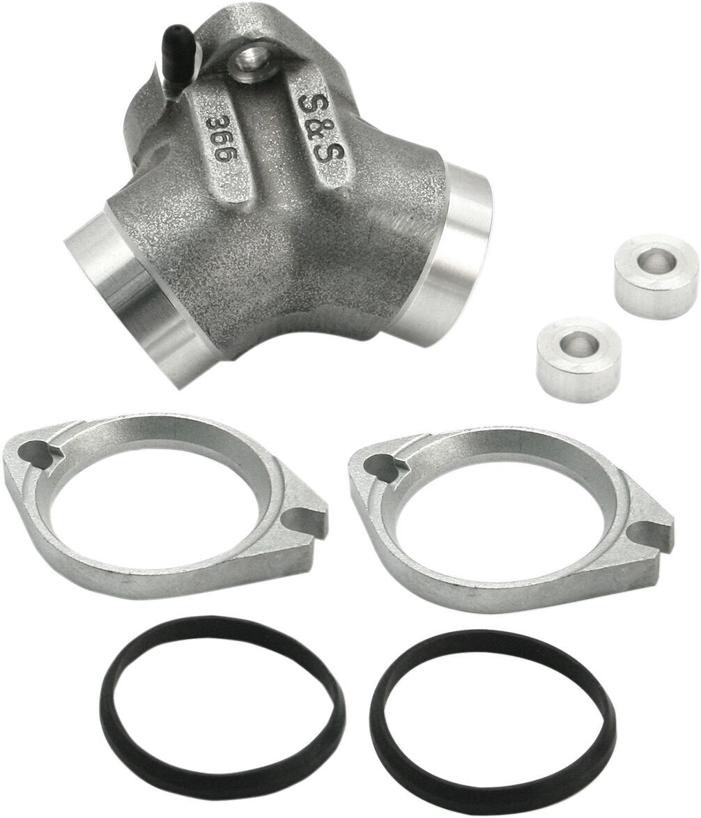 S&S CYCLE MANIFOLD CONVERSION KIT #341 NATURAL 16-1650