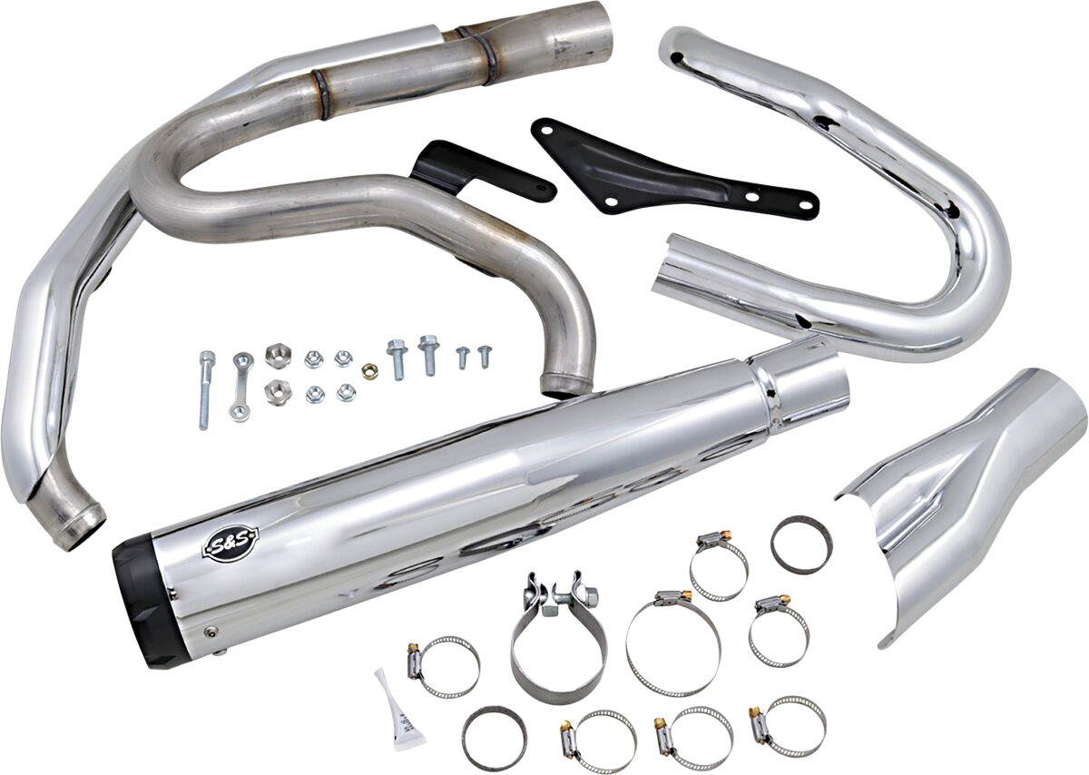S&S CYCLE 2-1 Exhaust - Chrome - M8 Softail 550-0858
