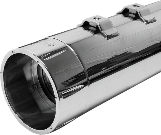 S&S CYCLE MUFFLER 4.5" SLIP-ON MK45 CHROME TRACER END CAP-CHROME BODY FINISH 550-0624