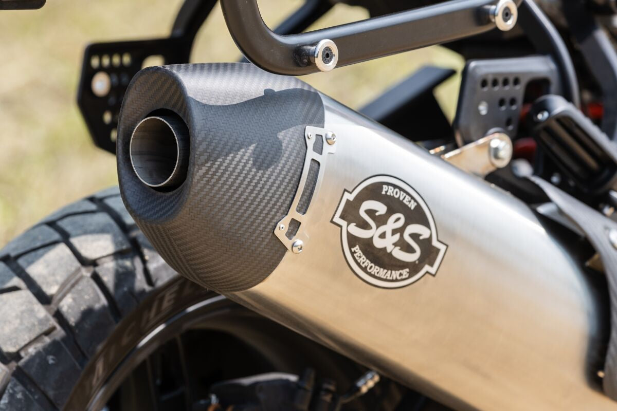 S&S CYCLE MUFFLER - ECE ADVENTURE - PANA 550-1080
