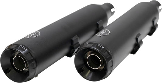 S&S CYCLE Grand National Slip On Mufflers Black 550-1033