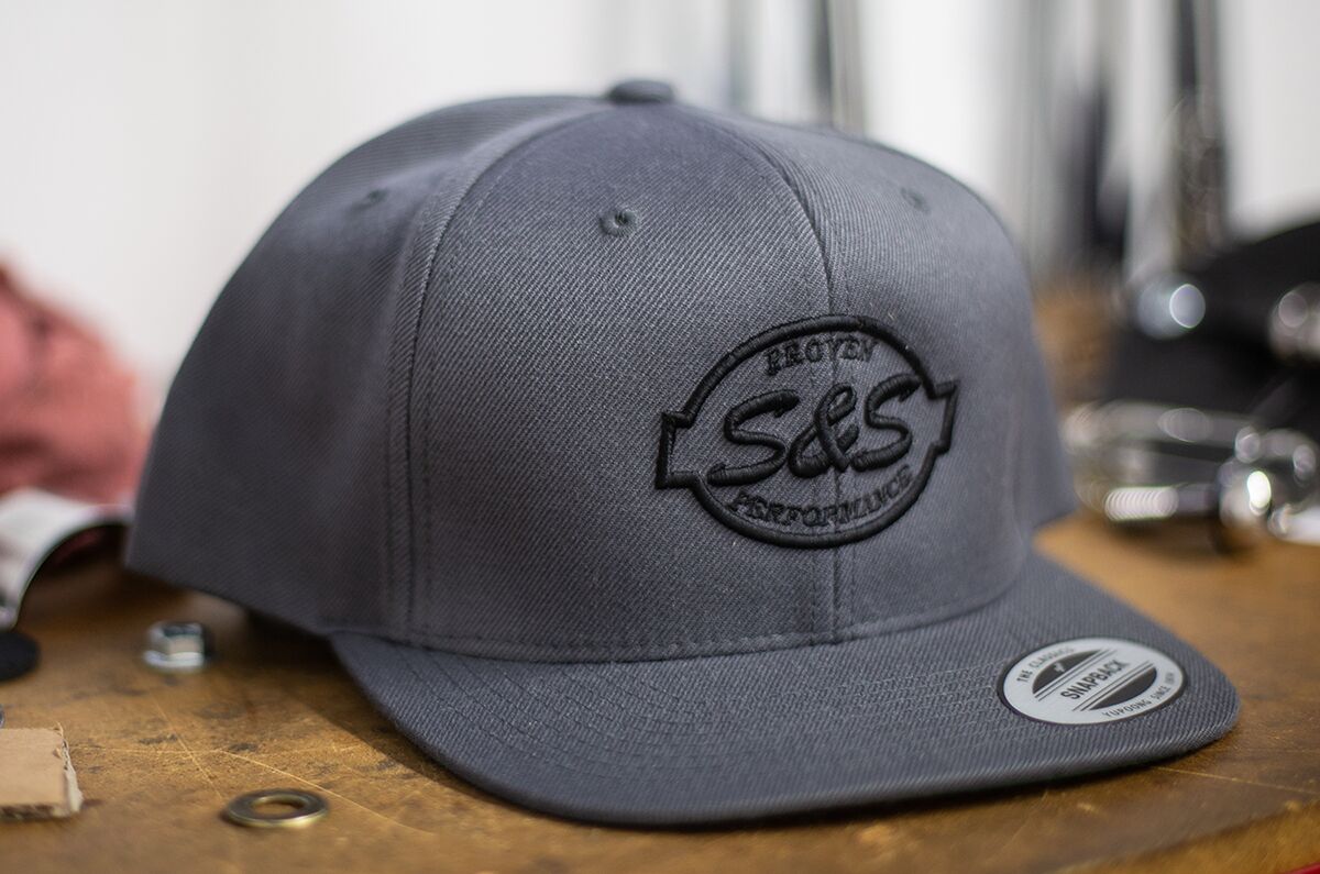 S&S CYCLE HAT S&S SNAPBACK GREY 510-0627