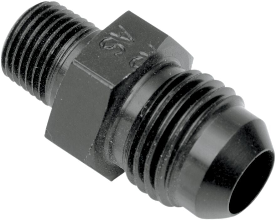 GOODRIDGE ADAPTER ALUMINUM STRAIGHT JIC/NPT -6 -1/4 BLACK 816-06DBK