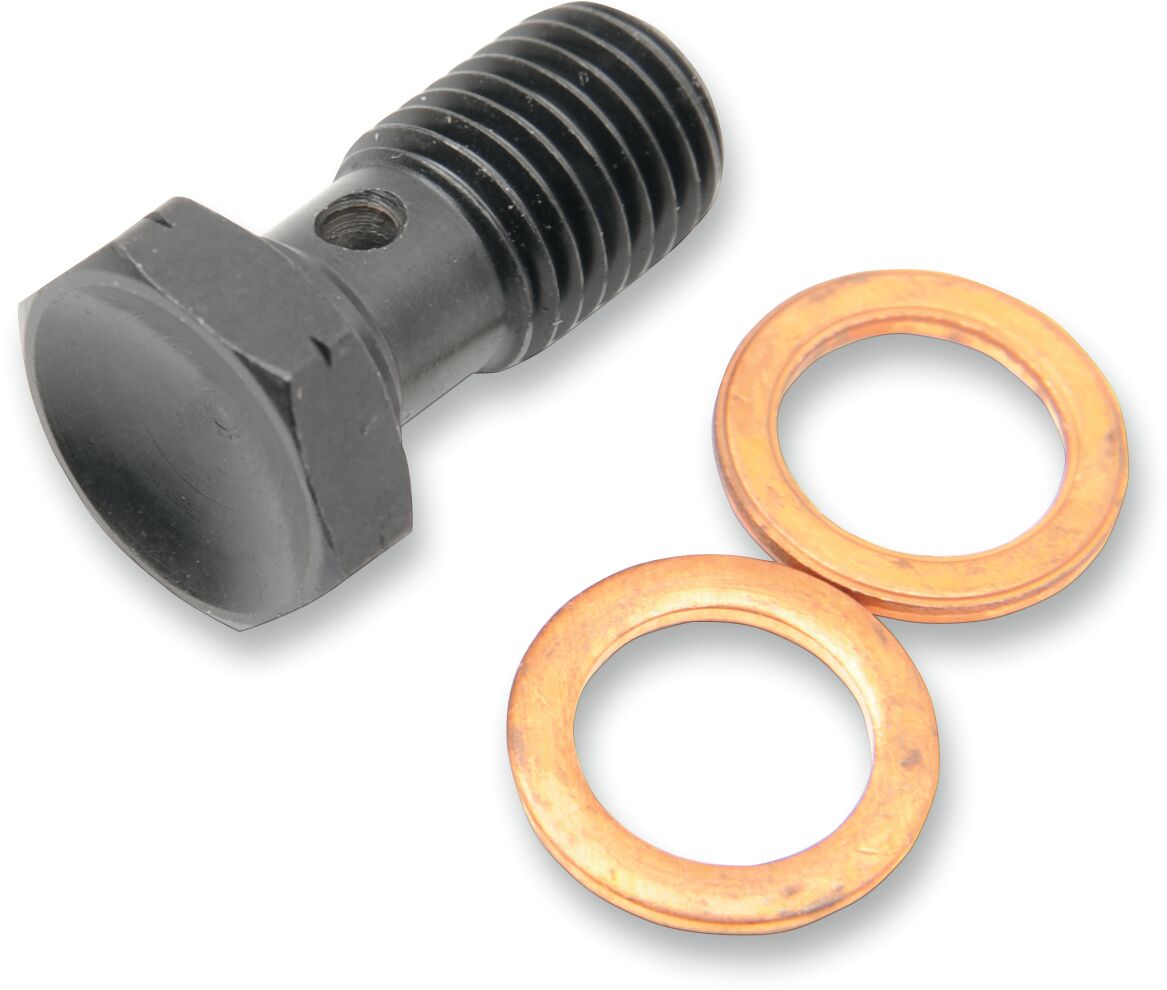 GOODRIDGE BANJO BOLT SINGLE ALUMINIUM BLACK LENGHT 20,1mm M10x1,25 992-03-32DBK