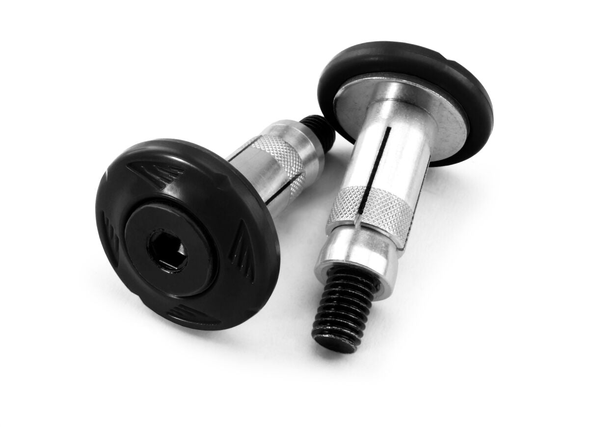 CYCRA GRIP ARMOR BAR END SET BLACK 1CYC-0010-12
