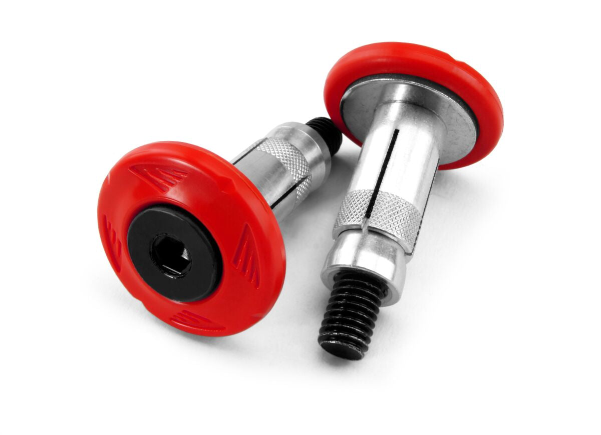 CYCRA GRIP ARMOR BAR END SET RED 1CYC-0010-33