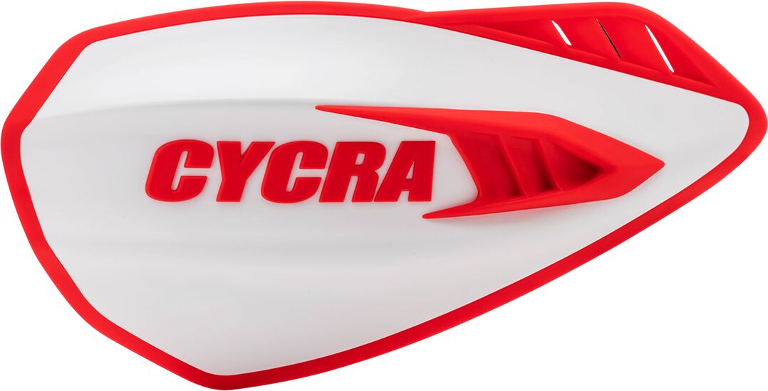 CYCRA White/Red Cyclone Handguards 1CYC-0056-239