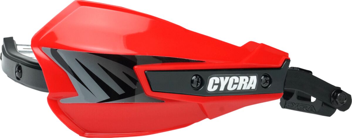 CYCRA VORTEX HAND GUARD/W UNIVERSAL U-CLAMPS - RED 1CYC-7801-32