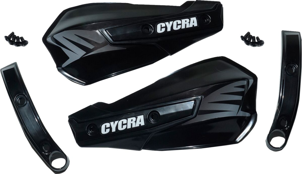 CYCRA Replacement Vortex Handshields w/ Abrasion Guards - Black 1CYC-1029-12