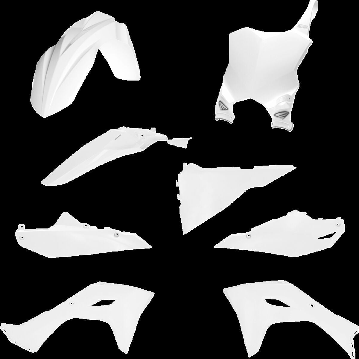 CYCRA 5 PIECE BODY KIT REPLICA WHITE KAWASAKI 1CYC-9436-42