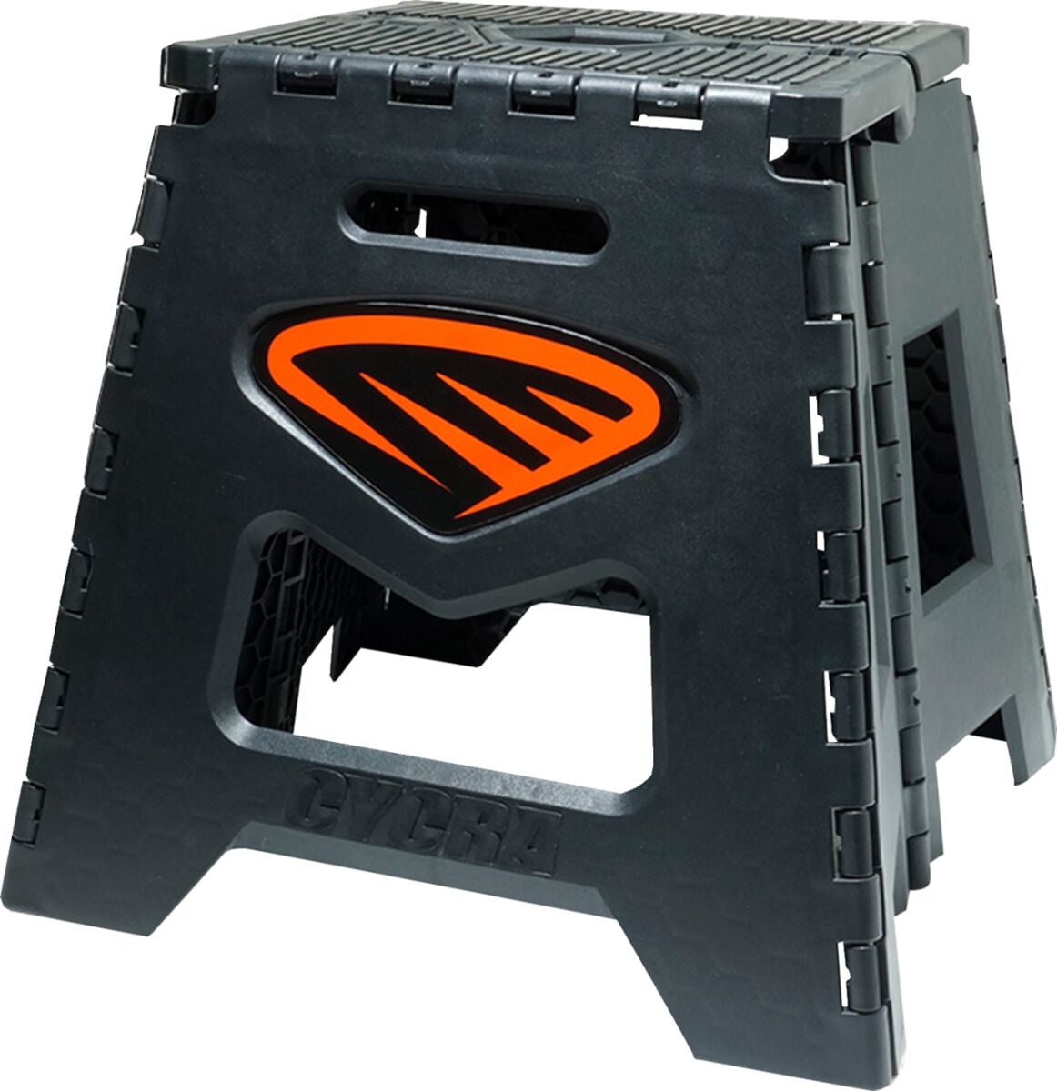 CYCRA FOLDING MOTOSTAND - BLACK W/ ORANGE DECAL 1CYC-2038-22