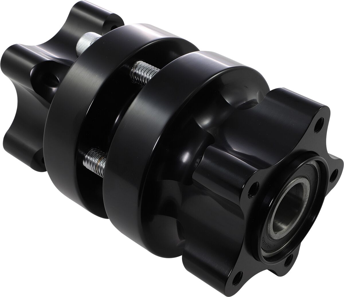 ARLEN NESS WHEEL HUB FRONT DUAL DISC 08-FLT WITHOUT ABS BLACK 71-600