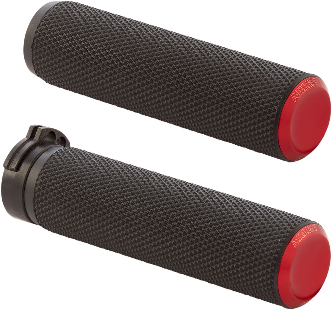 ARLEN NESS GRIPS - KNURLED - CABLE - RED 07-336