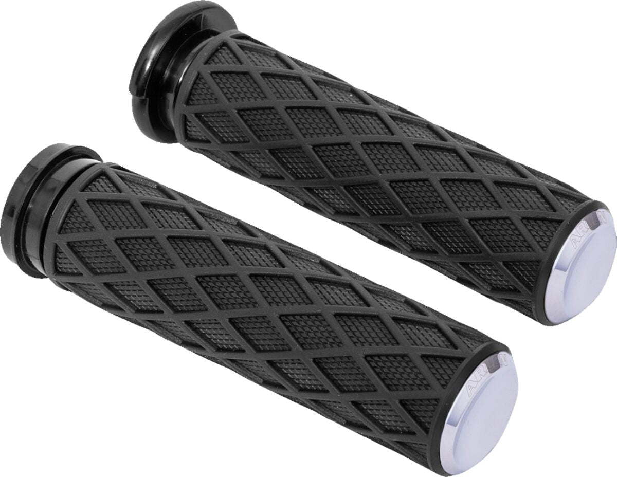 ARLEN NESS GRIPS - DIAMOND - TBW - CHROME 500-008