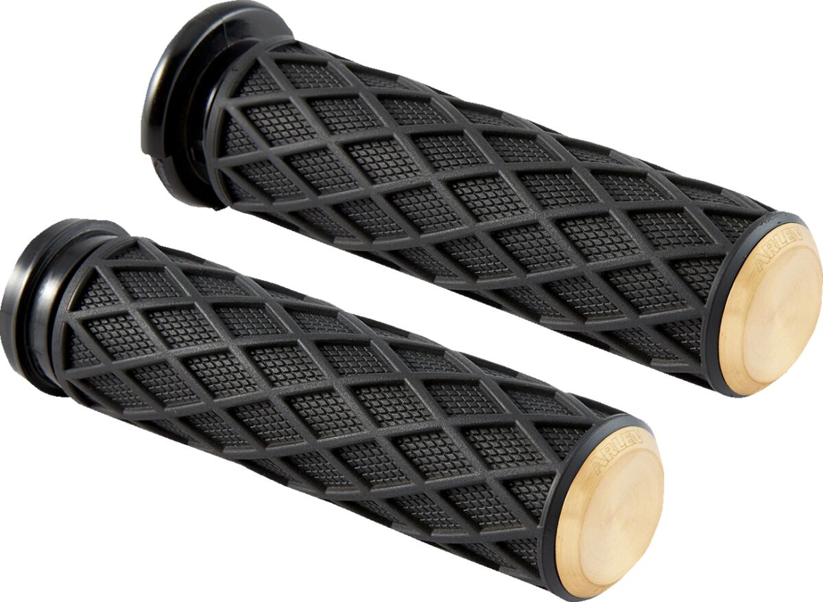 ARLEN NESS GRIPS - DIAMOND - TBW - BRASS 500-009