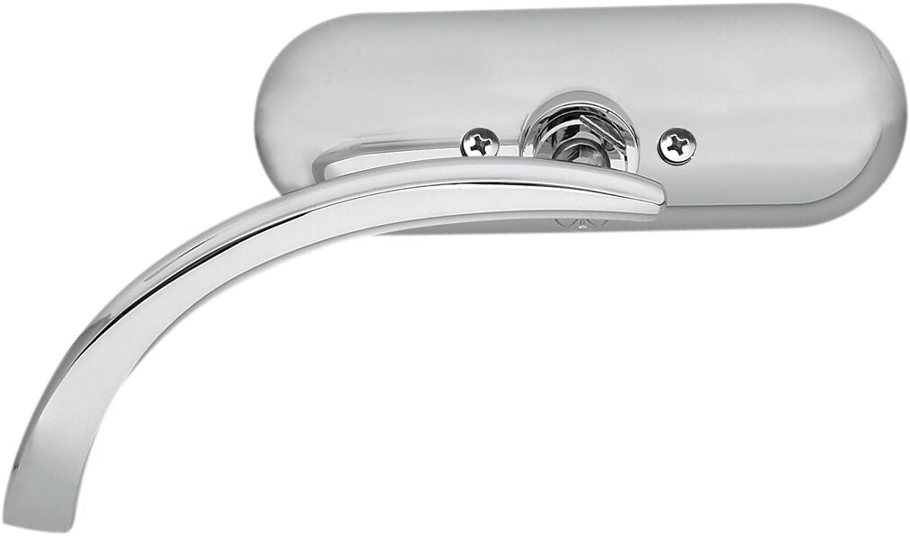 ARLEN NESS MIRROR MINI-OVAL MICRO CHROME RIGHT 13-407