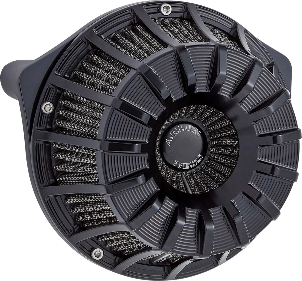 ARLEN NESS AIR CLEANER15-SPOKE INVERTED ALL BLACK 600-223