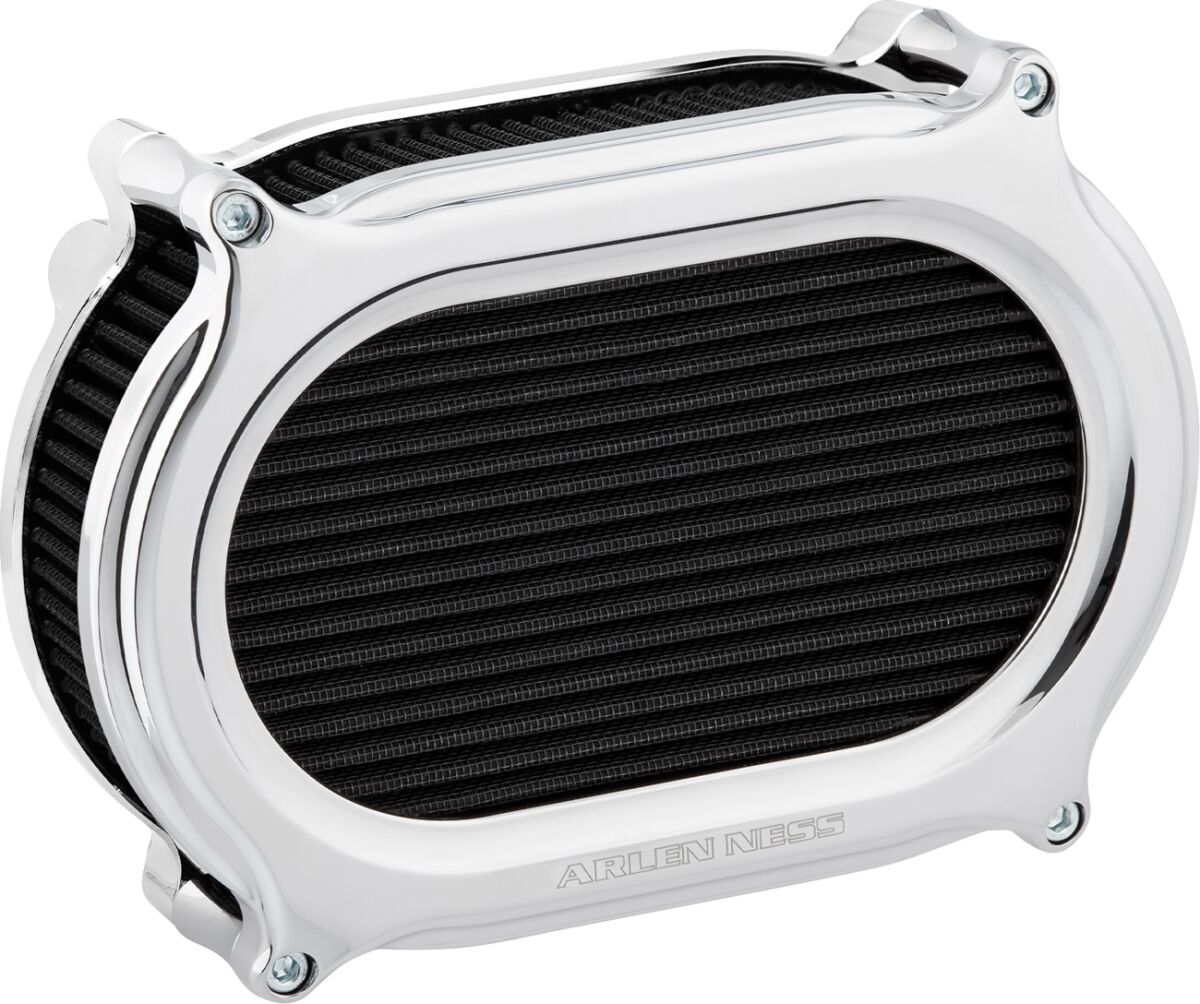 ARLEN NESS AIR CLEANER STAGE II OVAL CHROME 600-207