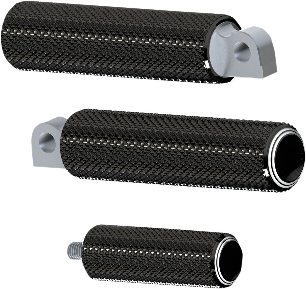 ARLEN NESS FOOTPEGS DUAL RING BLACK 07-934