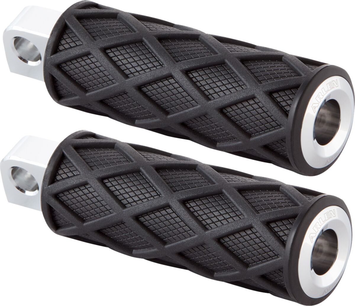 ARLEN NESS FOOTPEGS - DIAMOND - CHROME 400-048