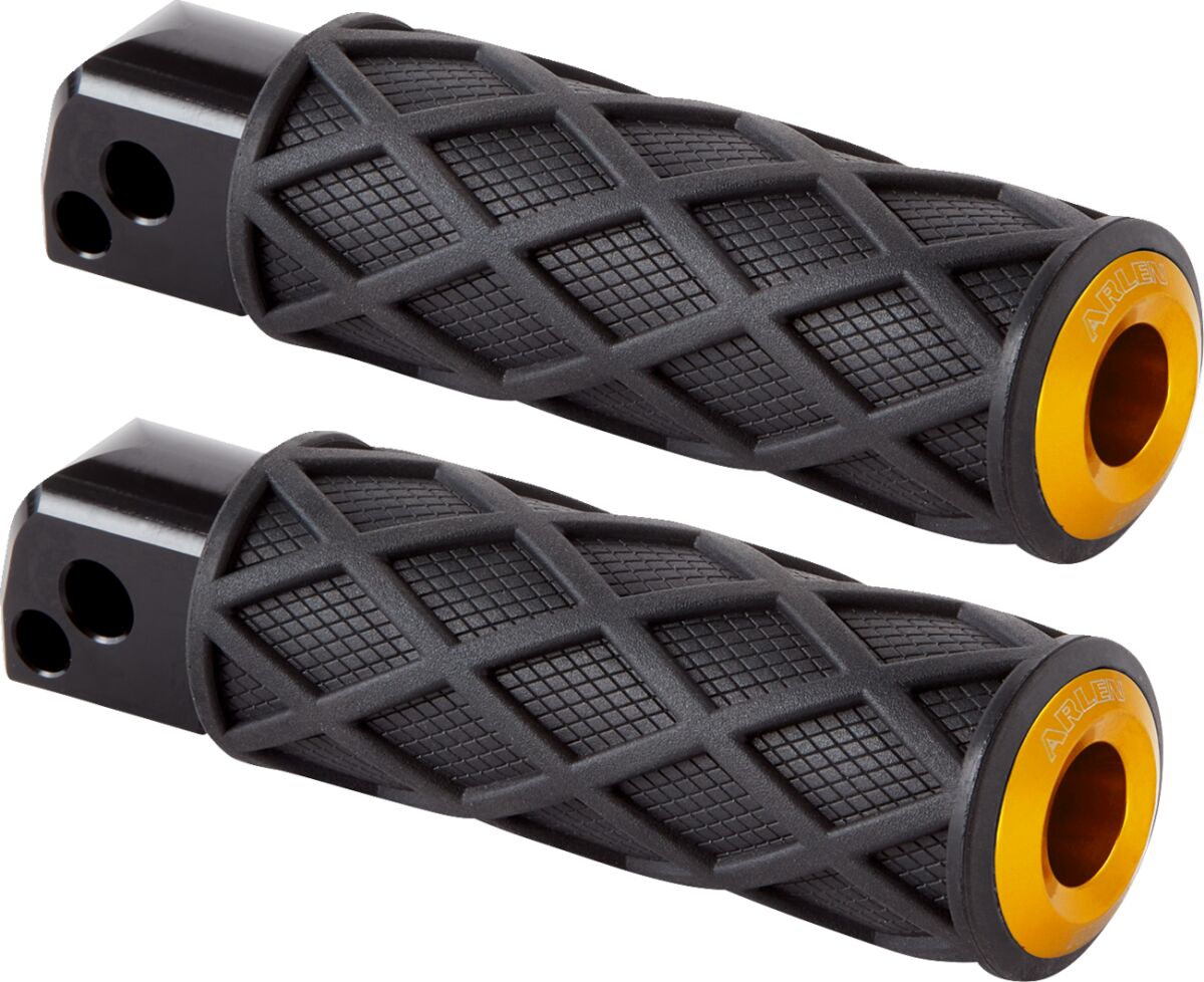 ARLEN NESS FOOTPEGS PASSENGER DIAMOND, GOLD 400-059