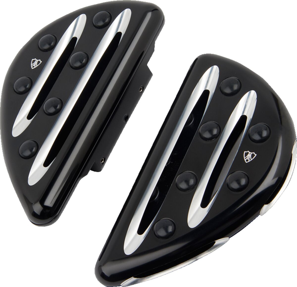 ARLEN NESS FLOORBOARDS PASSENGER DEEP CUT BLACK 06-867