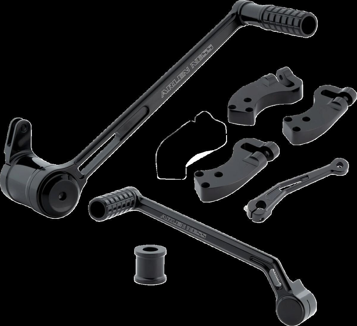 ARLEN NESS 3 Inch Extended Foot Control Kit - Black 410-036