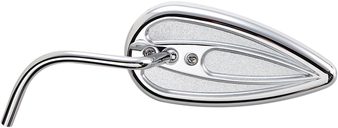 ARLEN NESS MIRROR TEARDROP CHROME LEFT 13-035
