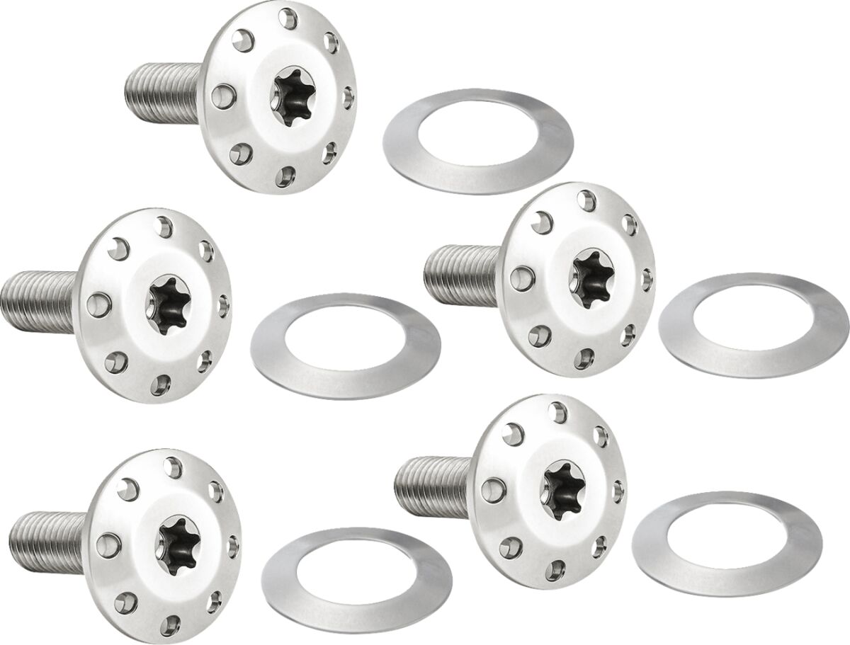ARLEN NESS BOLT KIT ROTOR FRONT HOLESHOT 5 PACK SPOKE MOUNT, SS 300-905