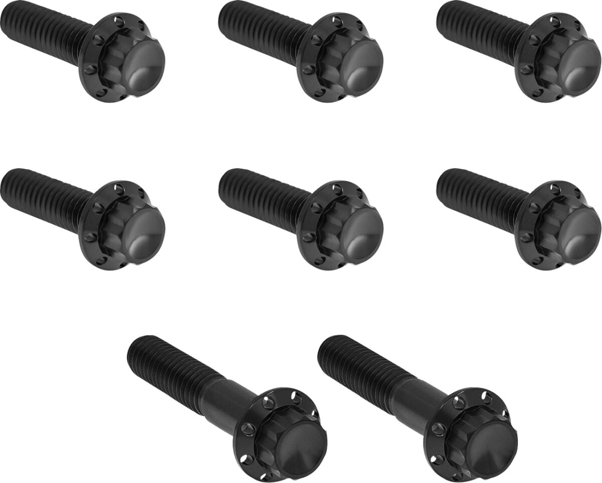 ARLEN NESS HARDWARE KIT TITANIUM 12-PNT TC 6-SPD TRAP DOOR BLACK 300-713