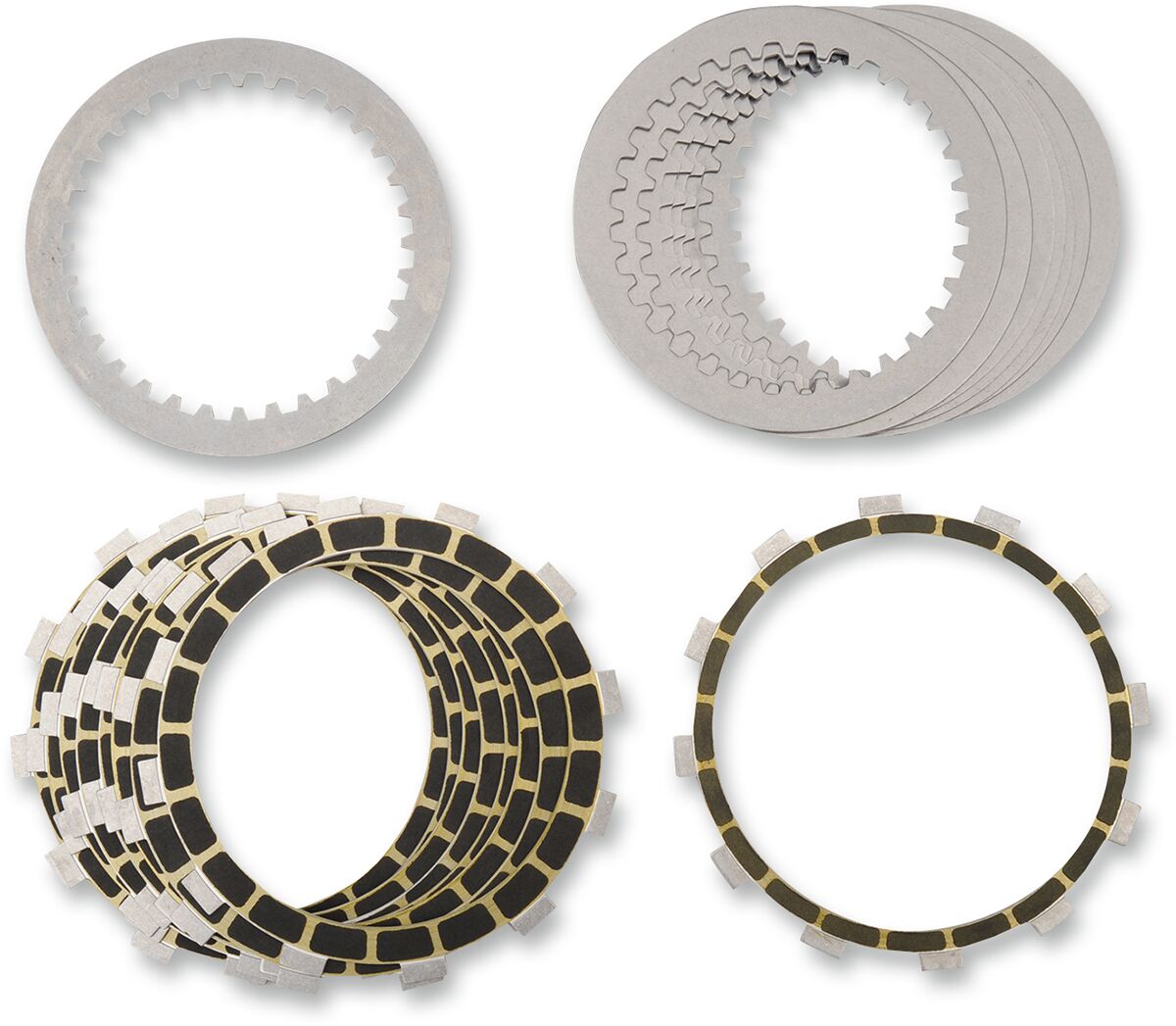 Barnett CLUTCH FRICTION & STEEL PLATE KIT CARBON/STEEL 306-90-20083