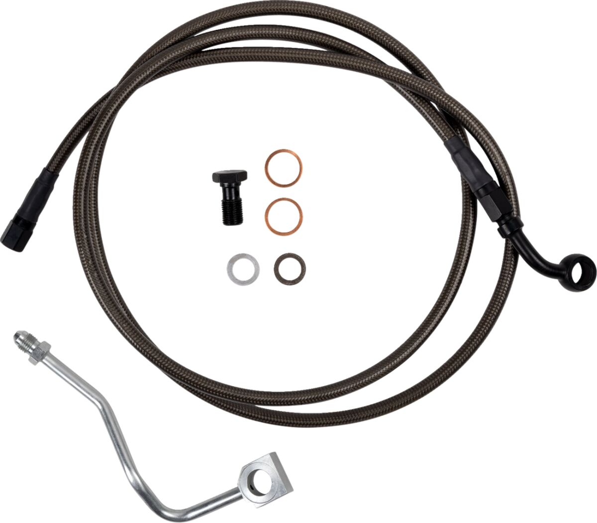 Barnett BRAKE LINE UPPER CARBON COAT W/BLACK FITTINGS +6 254-30-51133-6